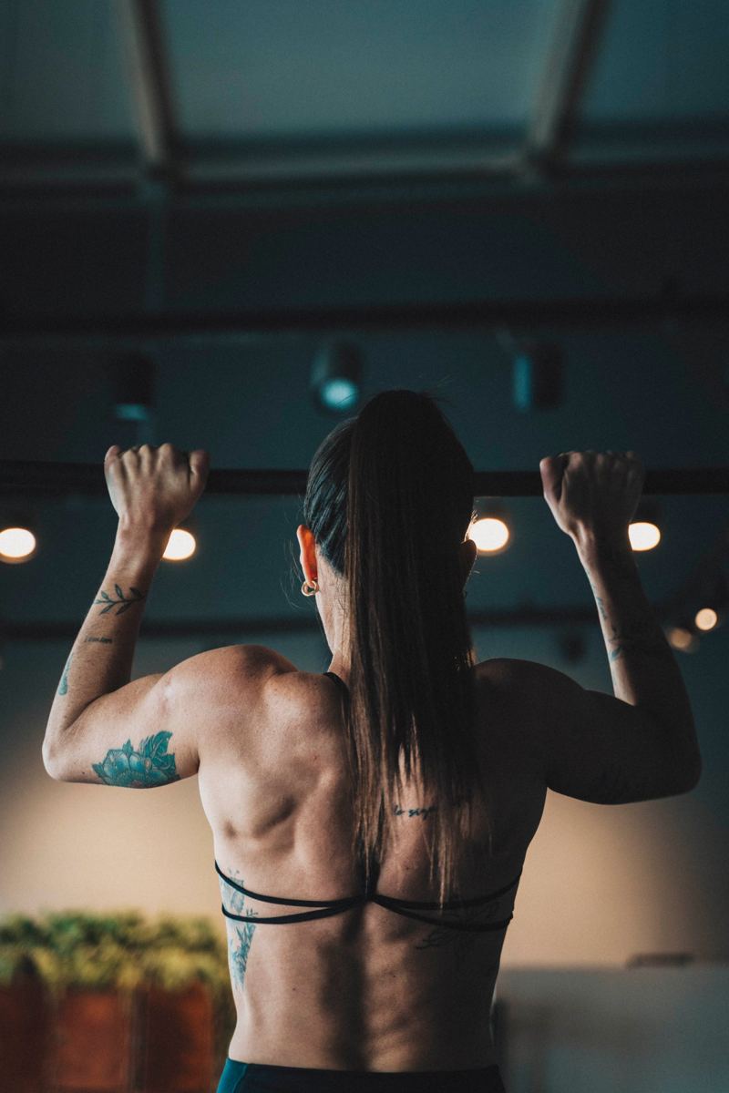 Paula Arias entrenando en P.Studio